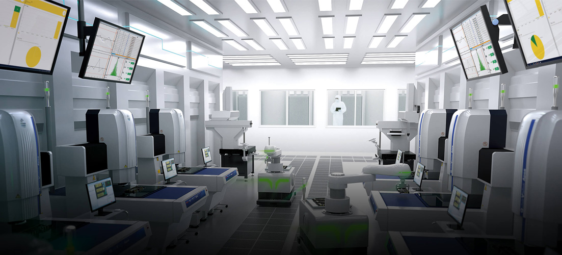 Mitutoyo additional tools Ranges page - picture of Mitutoyo tools lab in Japan