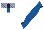 JTB Brazed Tip Tools TANGENTIAL PARTING BLADE TANGENTIAL PARTING BLADE FOR METAL LATHE PROJECTS